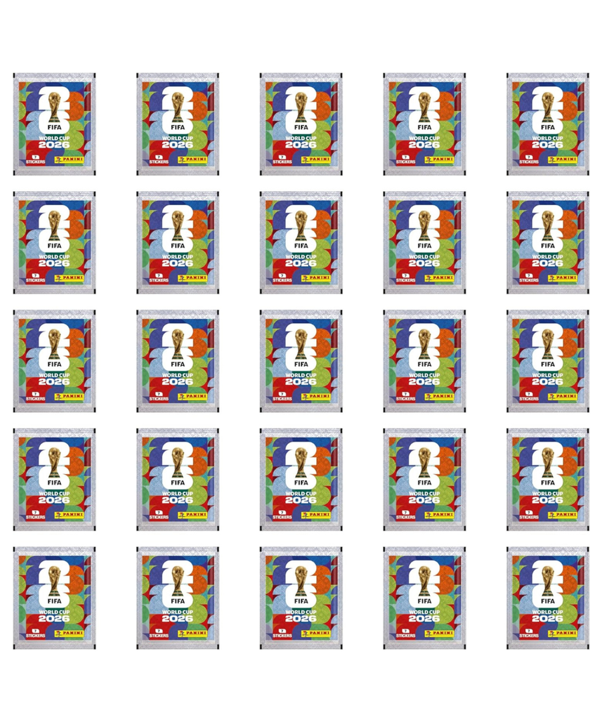 Panini FIFA World Cup 2026 Official Football Sticker Collection Booster Pack and Box, World Cup 26 Collectible Stickers for Fans and Collectors