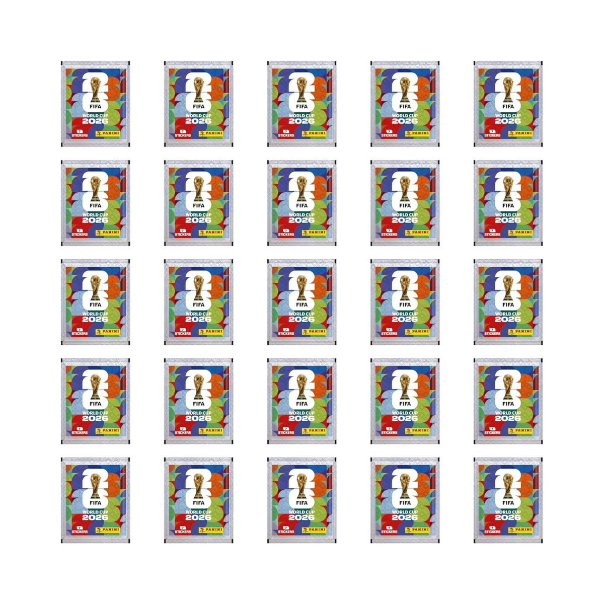 Panini FIFA World Cup 2026 Official Football Sticker Collection Booster Pack and Box, World Cup 26 Collectible Stickers for Fans and Collectors