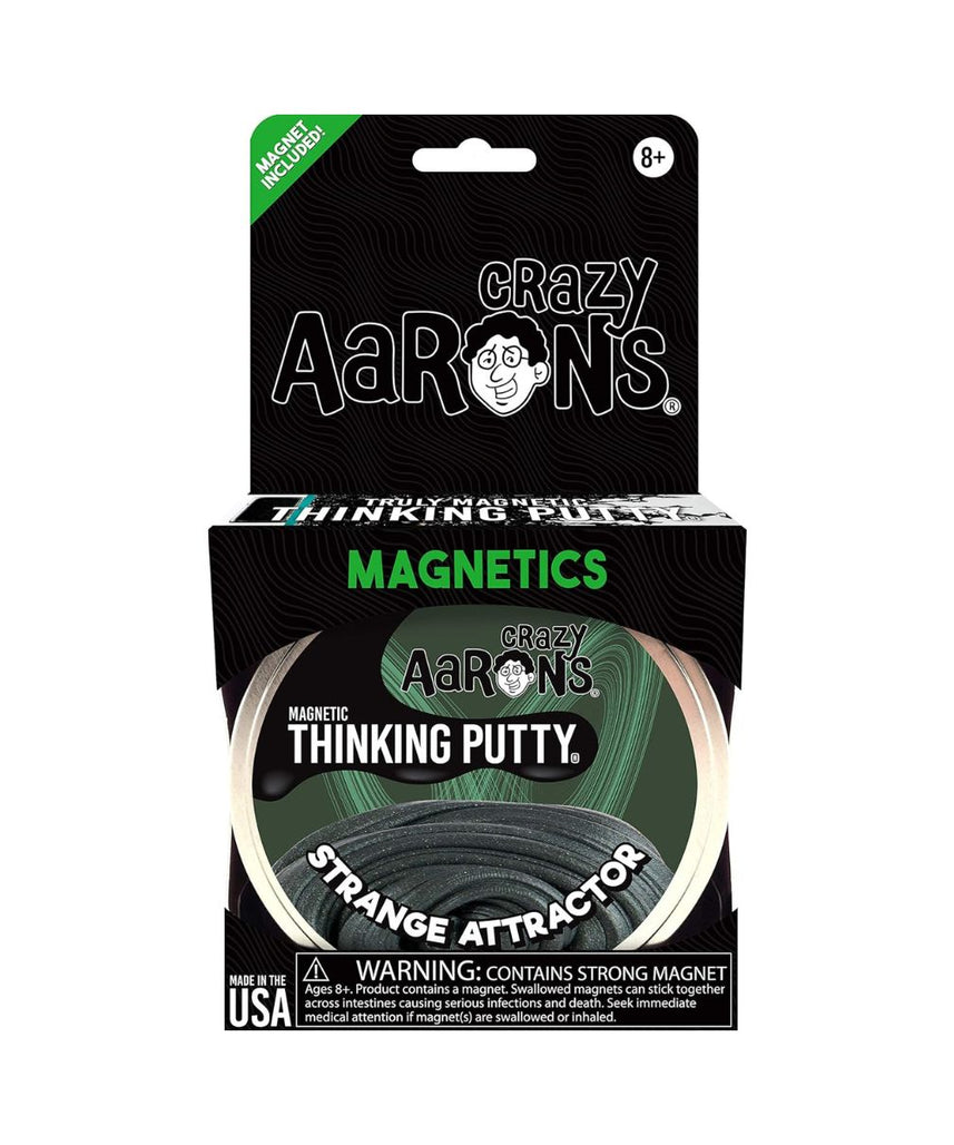 Crazy Aaron’s Strange Attractor Thinking Putty with Magnet, Magnetic Sensory Fidget Putty Toy in 4” Tin, Non-Toxic Soft Creative Play Putty for Kids & Adults Ages 3+
