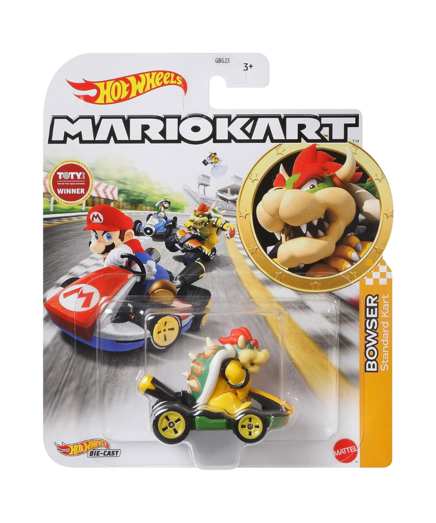 Hot Wheels Mario Kart Bowser in Standard Kart