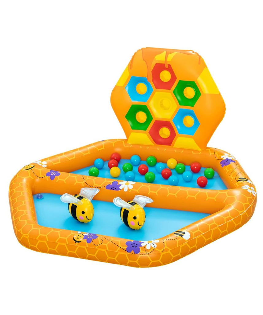 Bestway Lil' Beehive Paddling Pool & Ball Pit, 127 x 119 x 61 cm