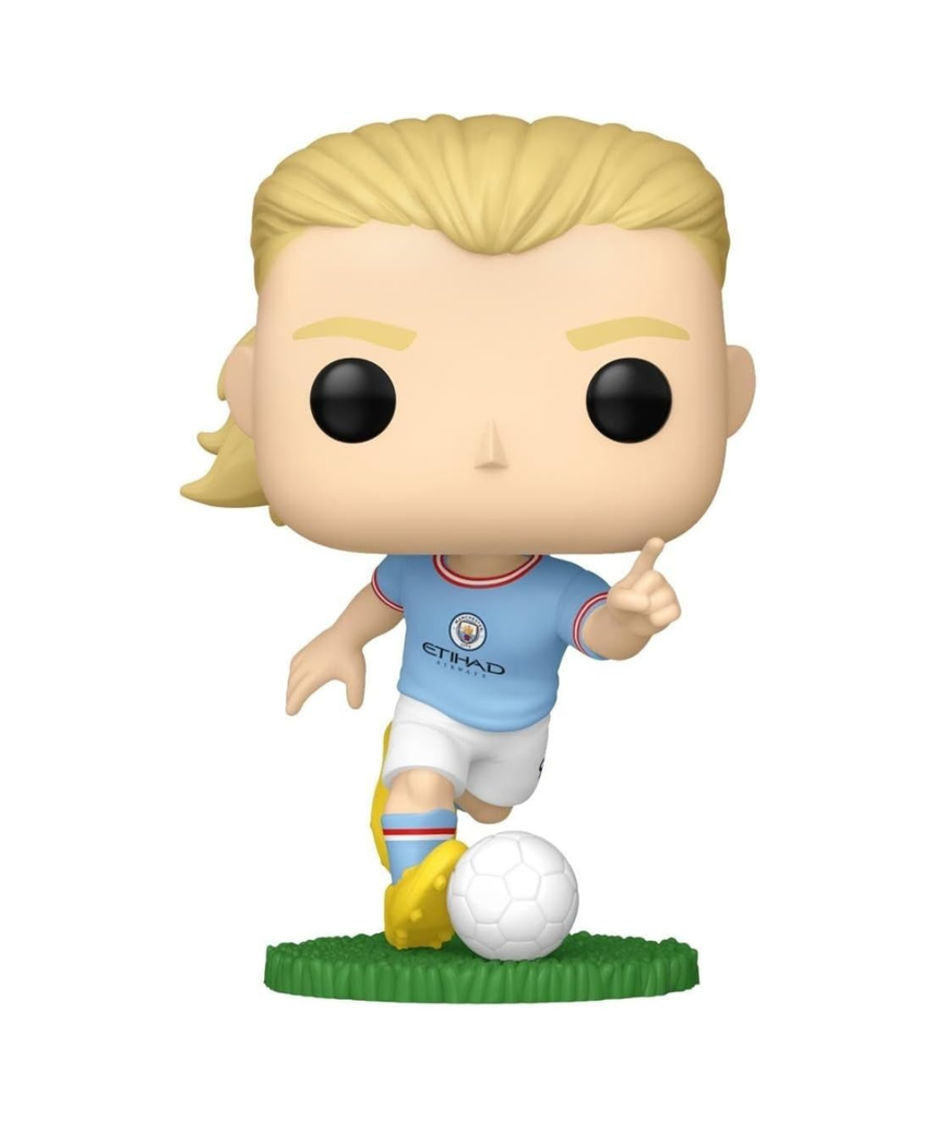 Funko Pop! Football: Mancity - Erling Haaland - Manchester City FC - Collectable Vinyl Figure - Gift Idea - Official Merchandise - Toys for Kids & Adults - Sports Fans - Model Figure for Collectors