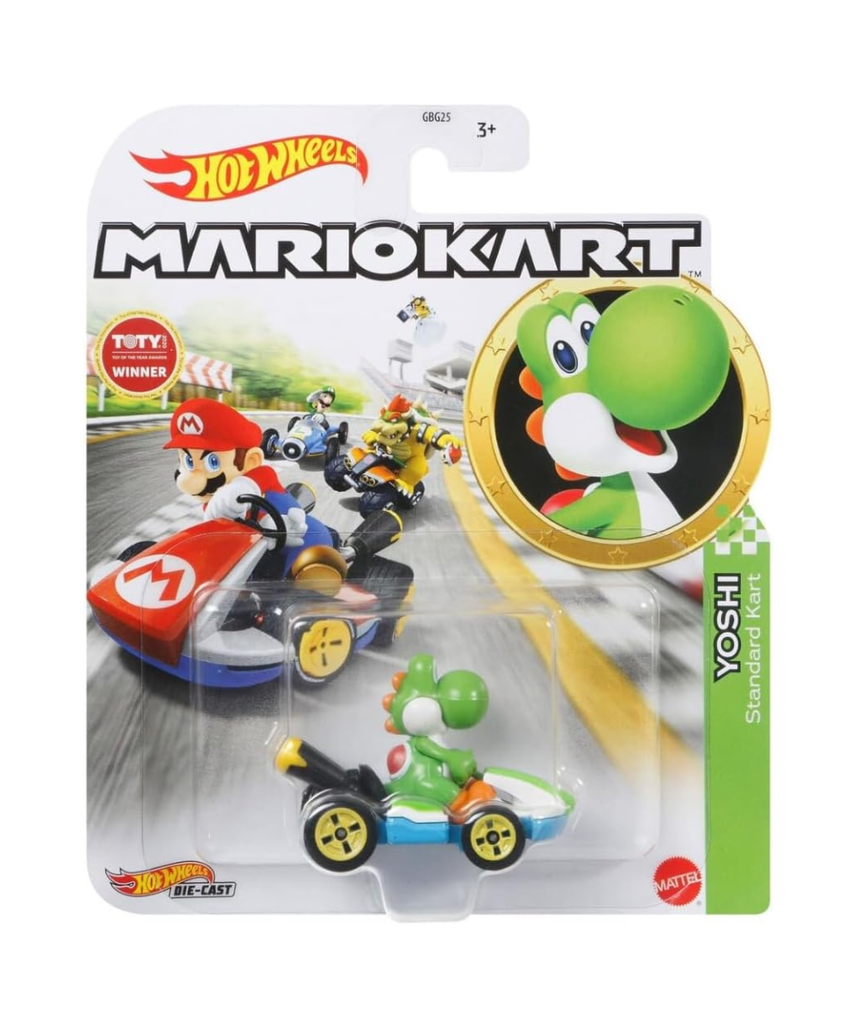 Hot Wheels Mario Kart Yoshi, Standard Kart