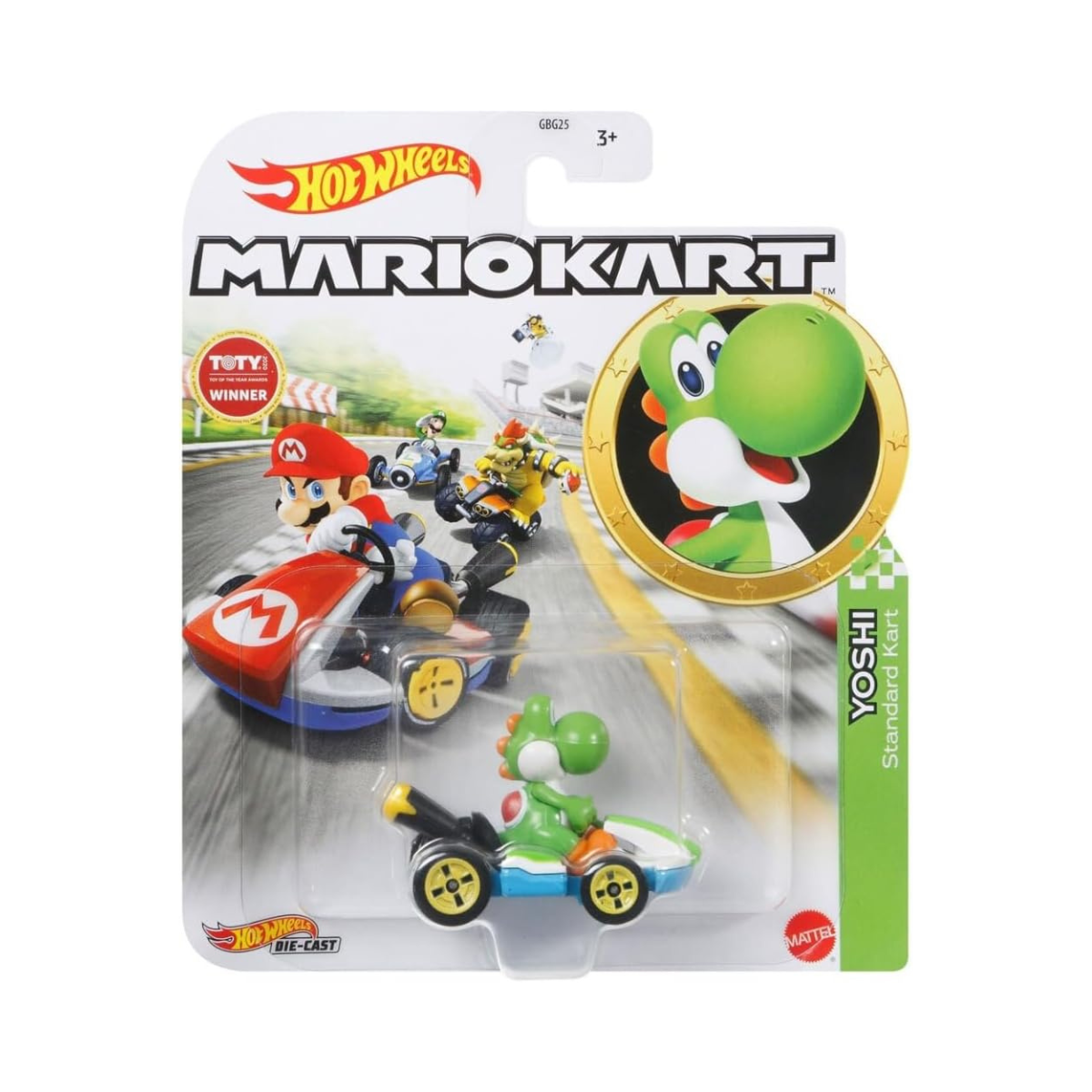 Hot Wheels Mario Kart Yoshi, Standard Kart