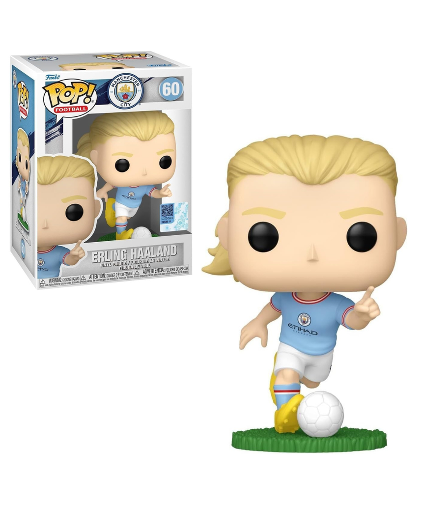 Funko Pop! Football: Mancity - Erling Haaland - Manchester City FC - Collectable Vinyl Figure - Gift Idea - Official Merchandise - Toys for Kids & Adults - Sports Fans - Model Figure for Collectors