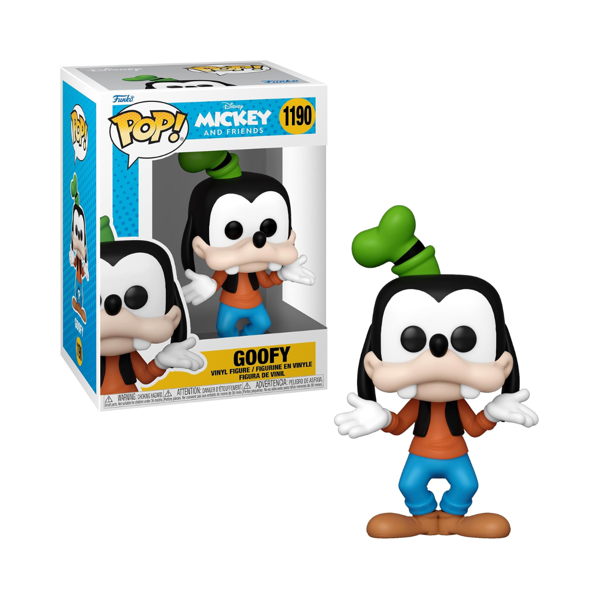 Funko Pop! Disney: Classics - Goofy - Collectable Vinyl Figure - Gift Idea - Official Merchandise - Toys for Kids & Adults - Movies Fans - Model Figure for Collectors and Display