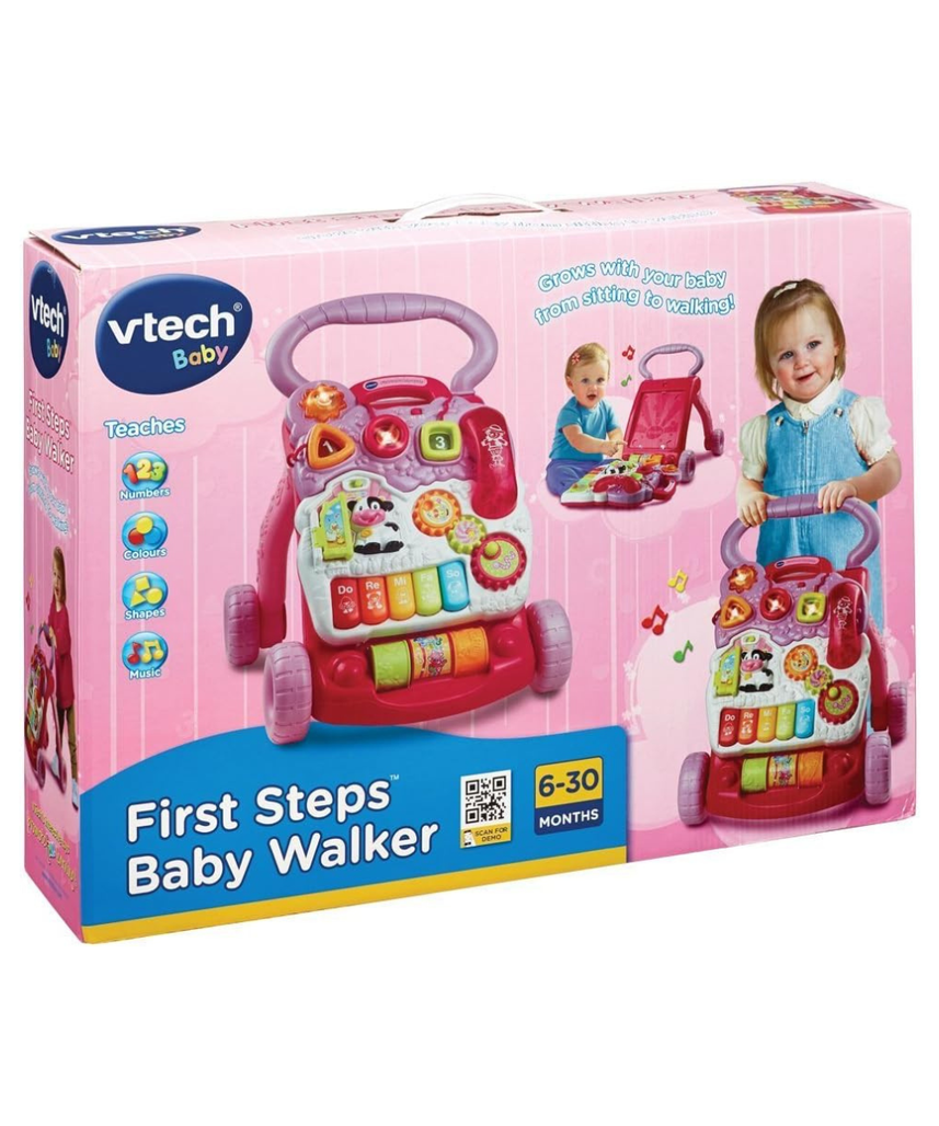 VTech - FIRST STEP BABY WALKER - Pink