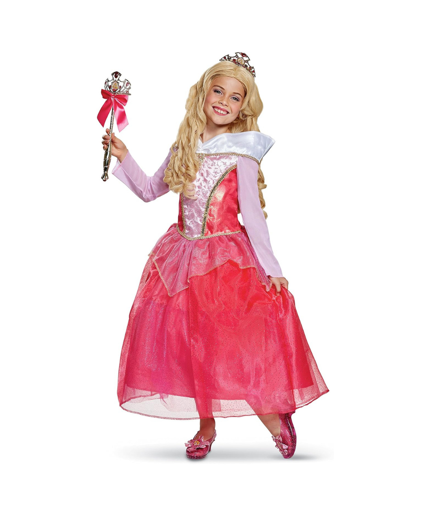 Disguise Aurora Deluxe Child Costume, Pink, Size/(4-6x)