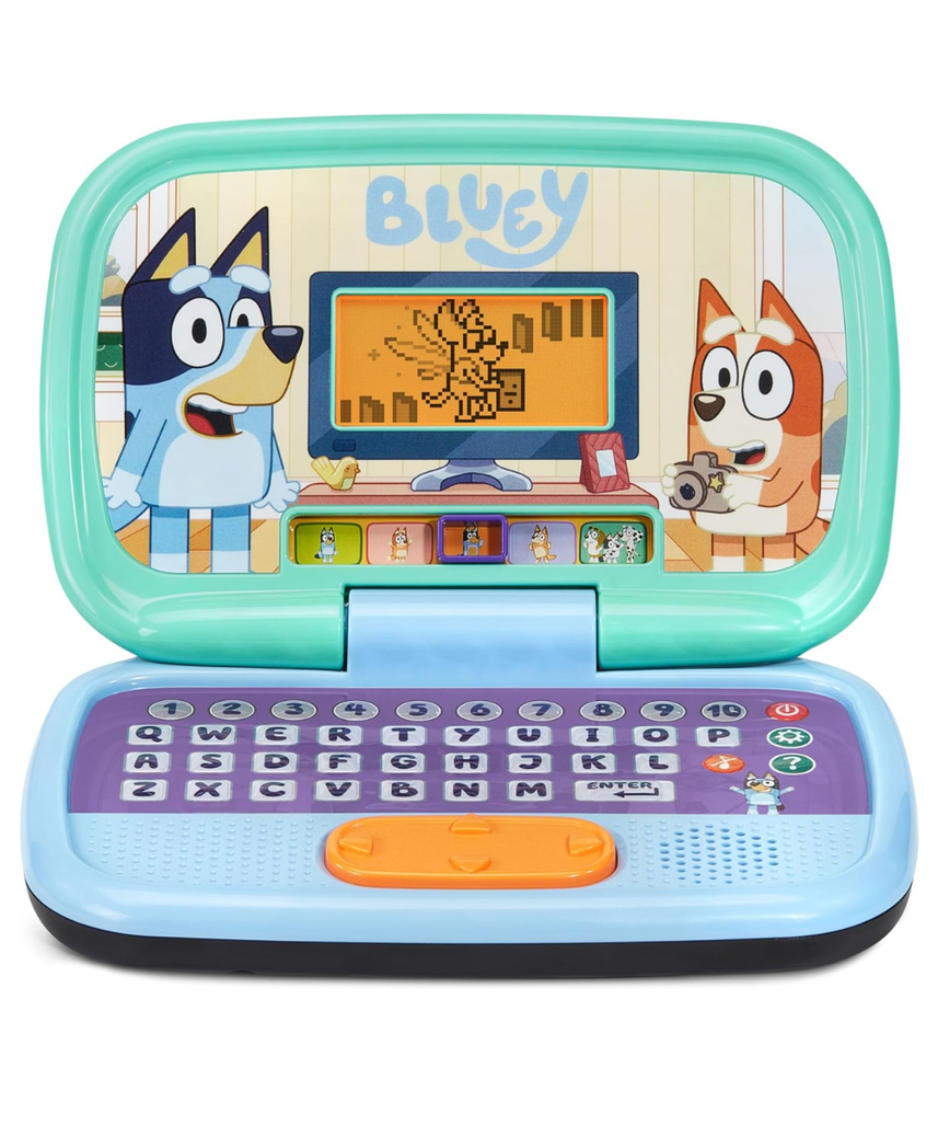 Vtech Bluey Game Time Laptop - 3+ Blue - Ideal Gift for Children 3+ up Years,
