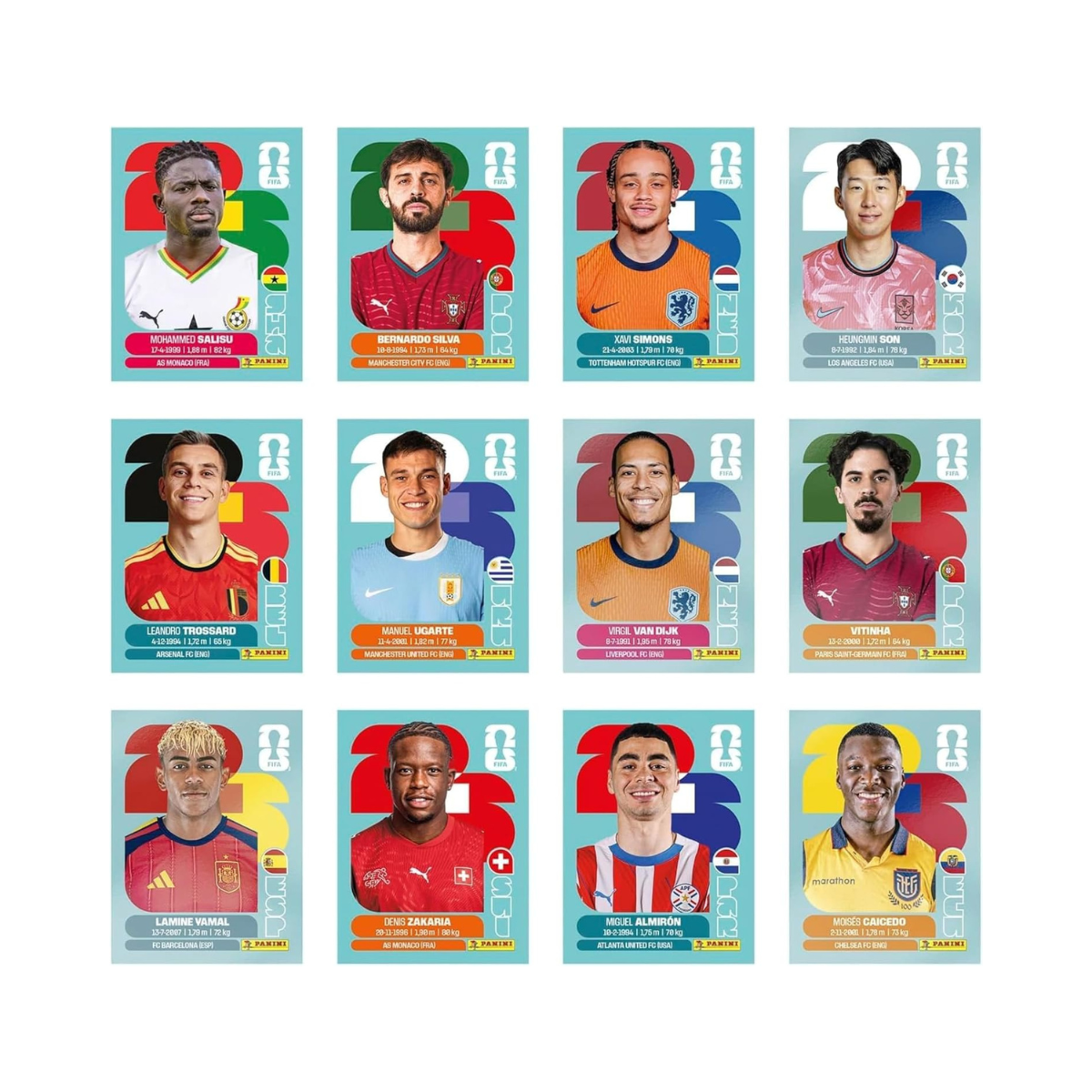 Panini FIFA World Cup 2026 Official Football Sticker Collection Booster Pack and Box, World Cup 26 Collectible Stickers for Fans and Collectors