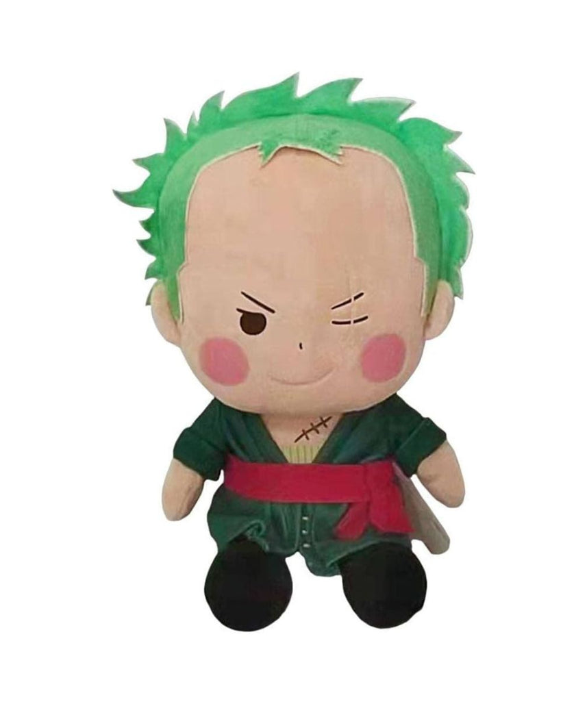 Sakami One Piece Roronoa Zoro Plush Figure 25cm, Official Anime Stuffed Toy Collectible, Soft Plush for Kids & One Piece Fans