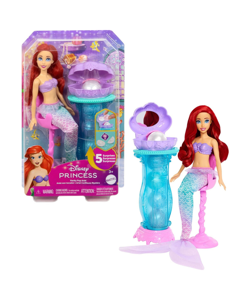 Disney Princess Fashion Doll Ariel Mermaid Surprise Feature Doll