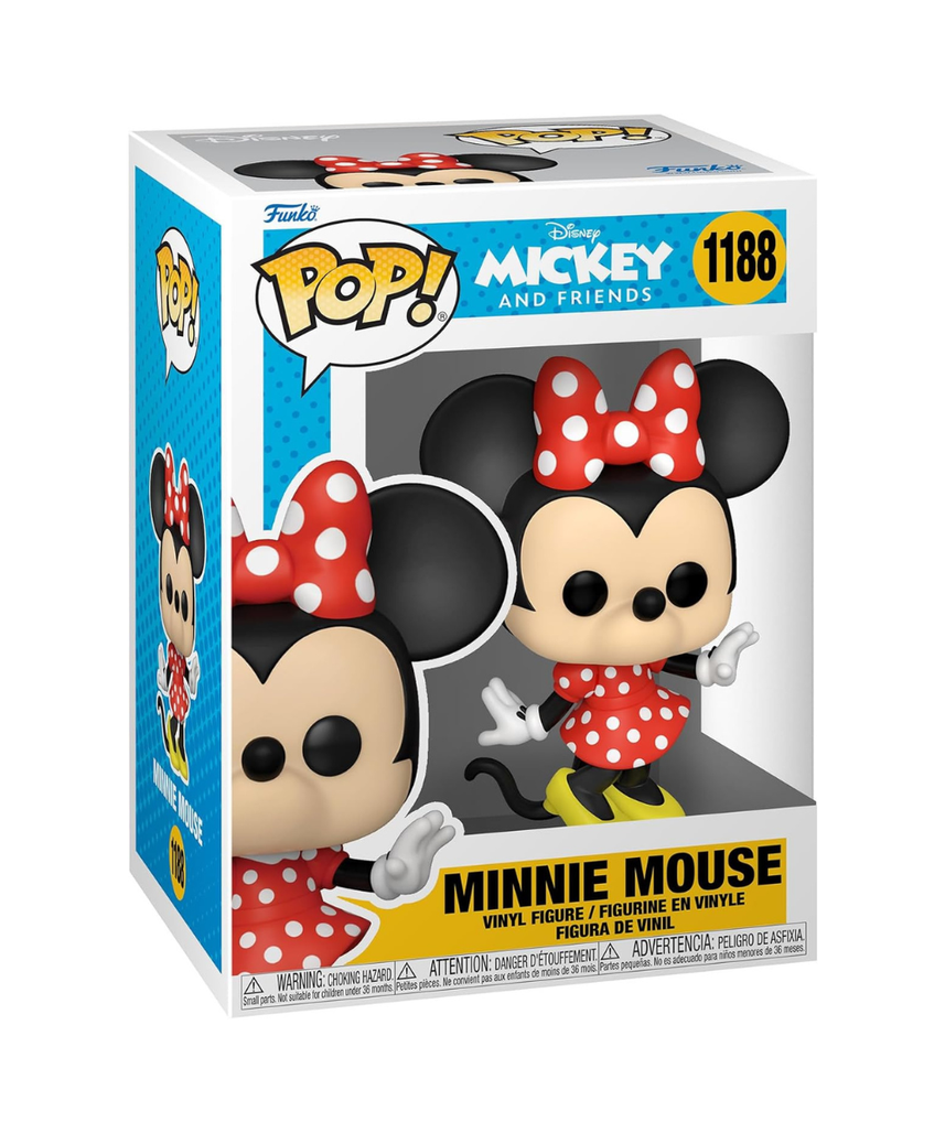 Funko Pop! Disney: Classics - Minnie Mouse - Collectable Vinyl Figure - Gift Idea - Official Merchandise - Toys for Kids & Adults - Movies Fans - Model Figure for Collectors and Display
