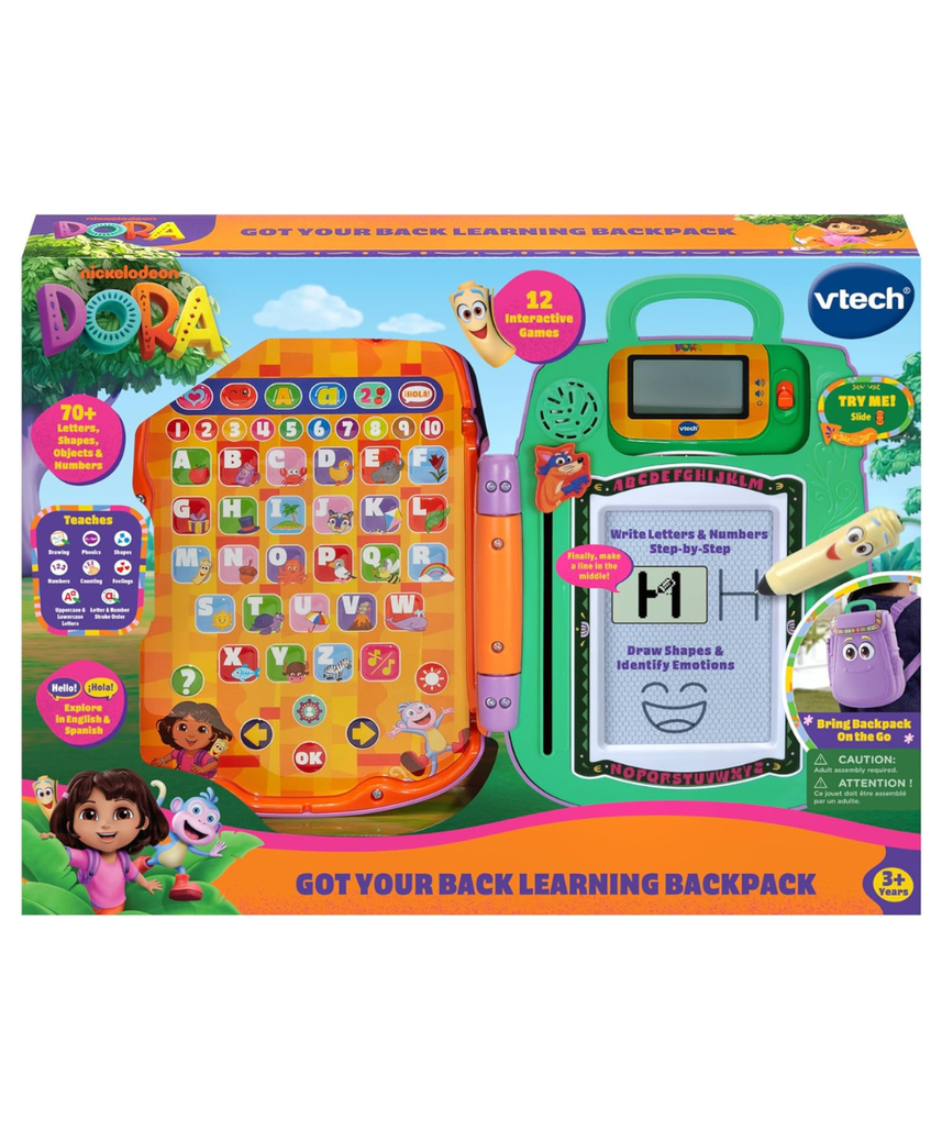 VTech Dora Got Your Back Learning Backpack Bilingual Toy