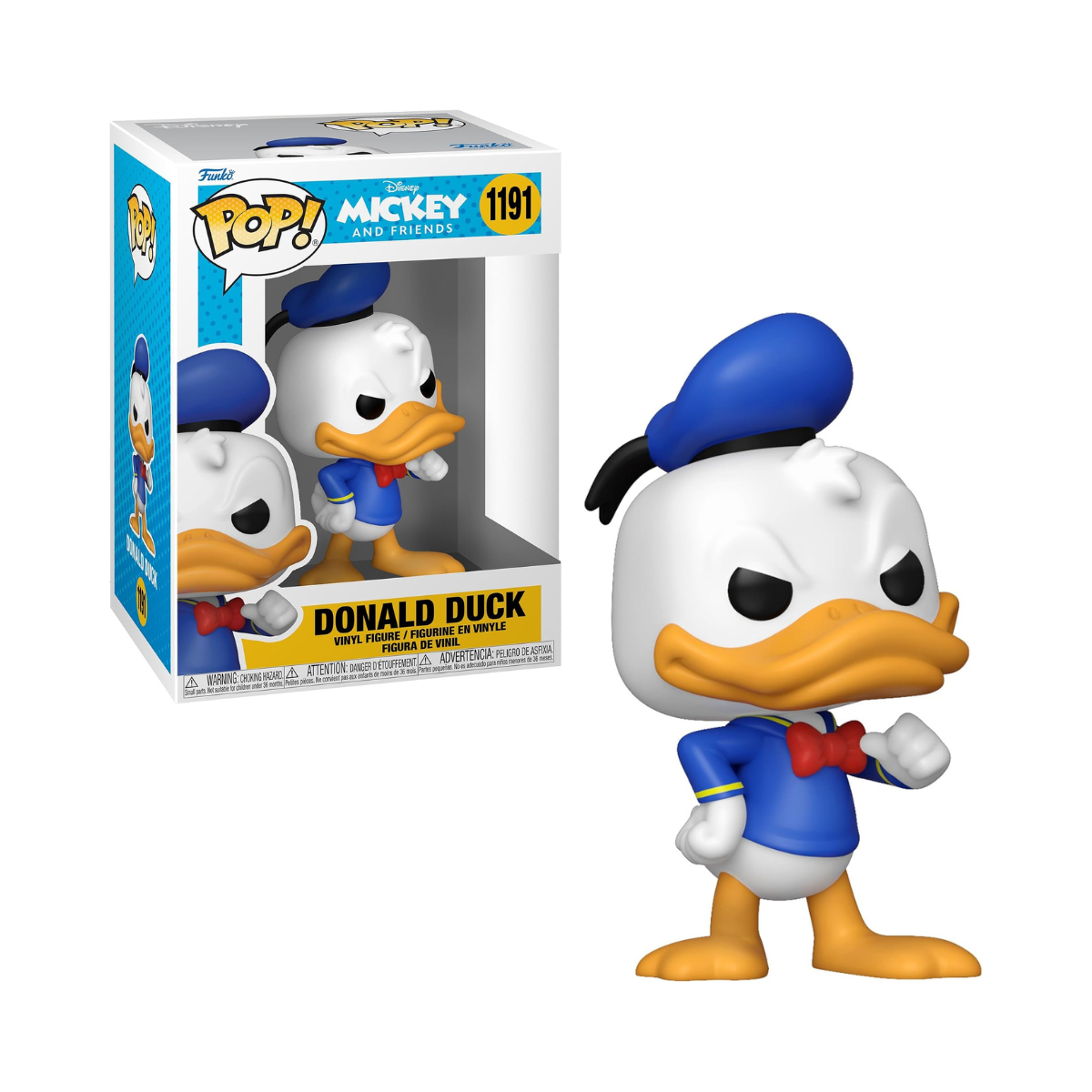 Funko Pop! Disney: Classics - Donald Duck - Collectable Vinyl Figure - Gift Idea - Official Merchandise - Toys for Kids & Adults - Movies Fans - Model Figure for Collectors and Display