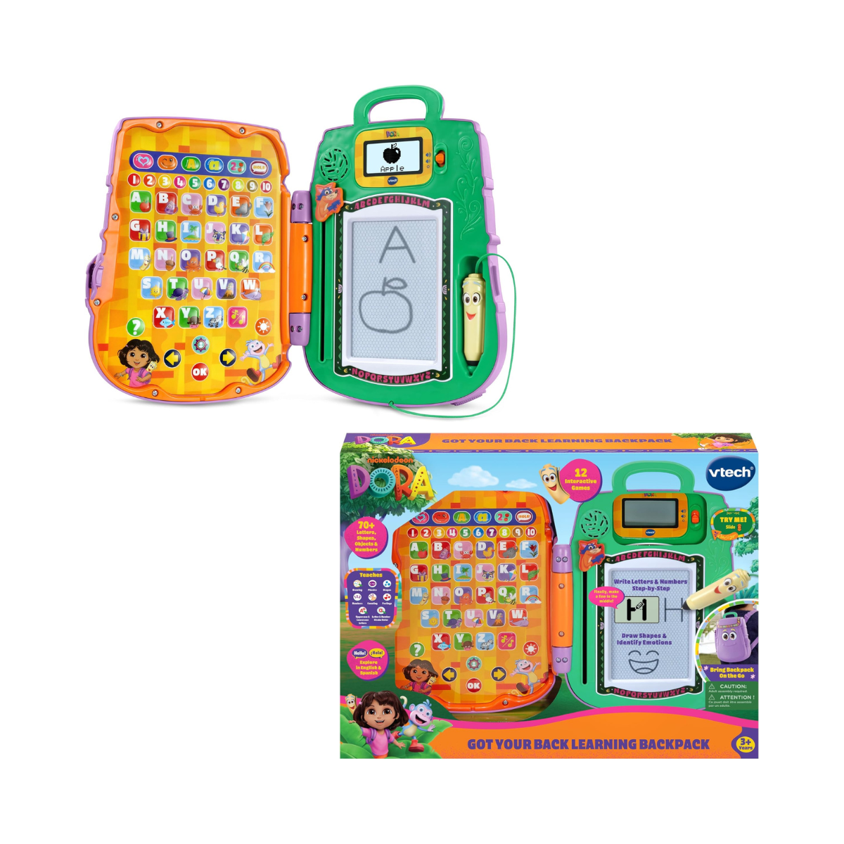 VTech Dora Got Your Back Learning Backpack Bilingual Toy