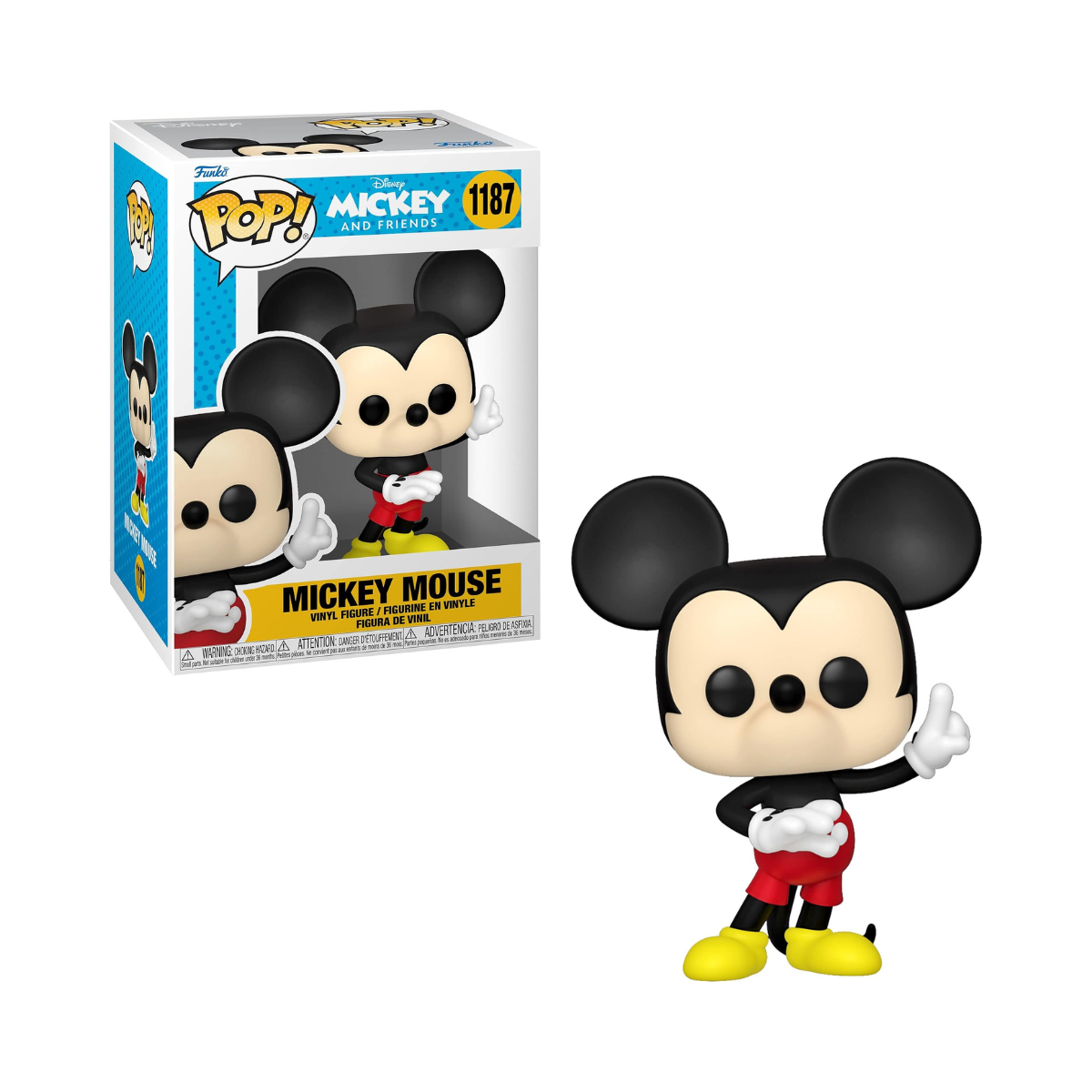 Funko Pop! Disney: Classics - Mickey Mouse - Collectable Vinyl Figure - Gift Idea - Official Merchandise - Toys for Kids & Adults - Movies Fans - Model Figure for Collectors and Display