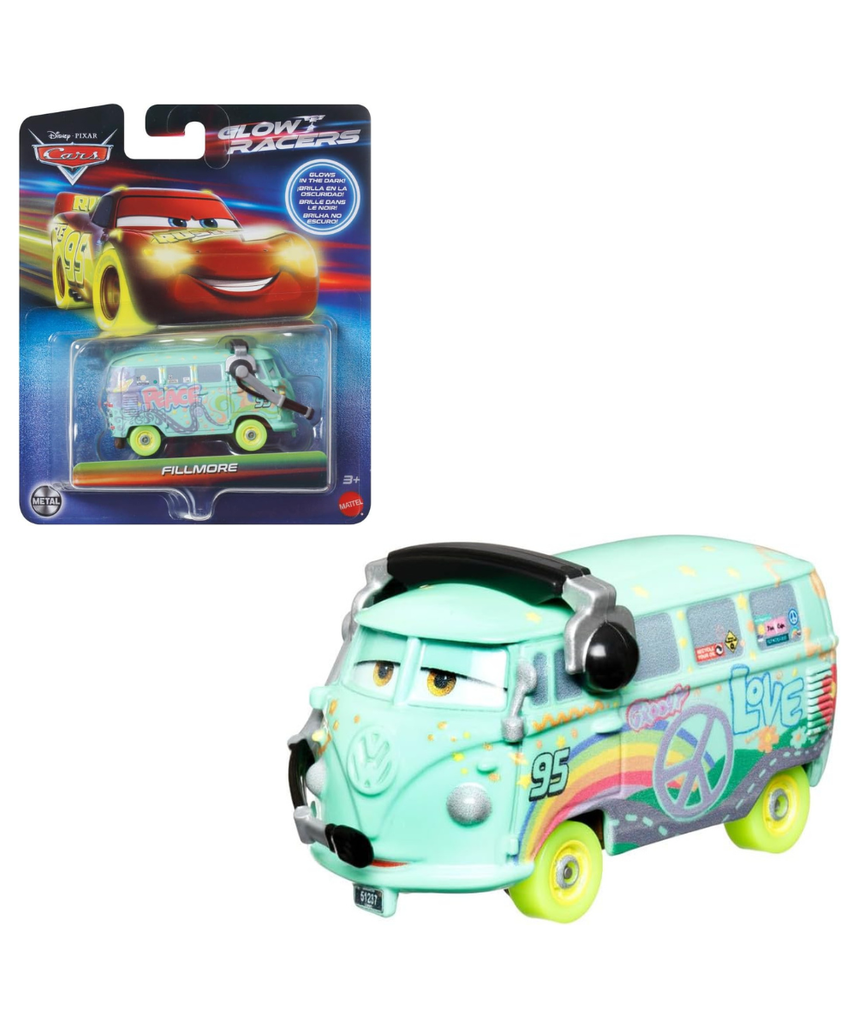 Disney Cars Glow Racers Fillmore 1:55 Scale Diecast Vehicle