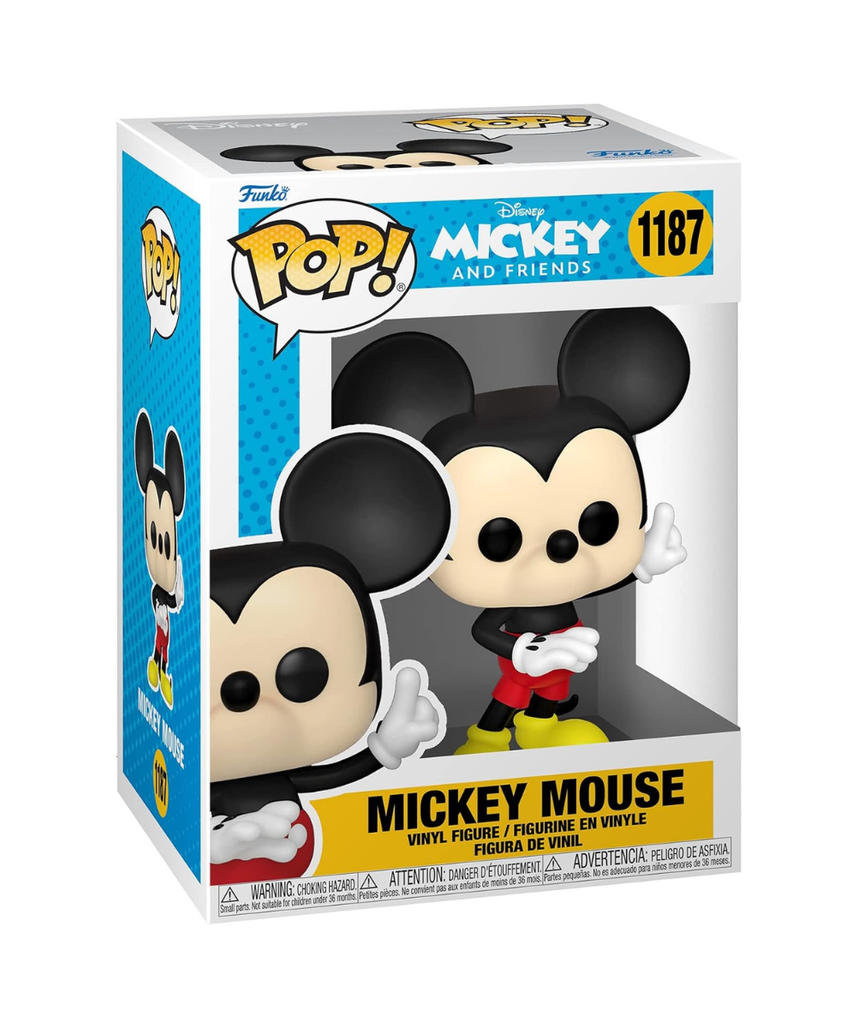 Funko Pop! Disney: Classics - Mickey Mouse - Collectable Vinyl Figure - Gift Idea - Official Merchandise - Toys for Kids & Adults - Movies Fans - Model Figure for Collectors and Display