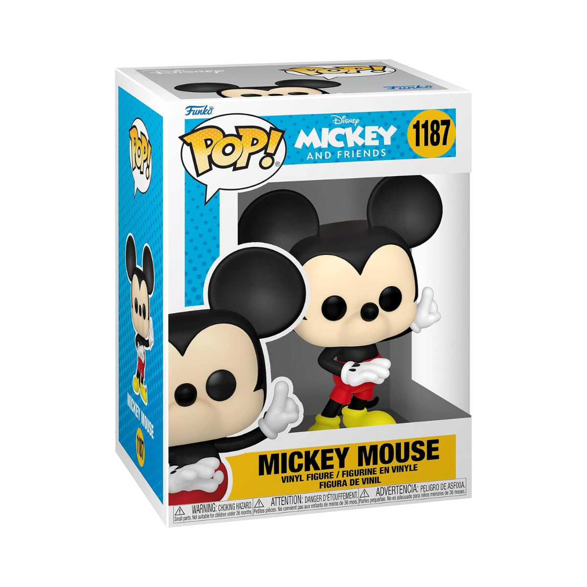 Funko Pop! Disney: Classics - Mickey Mouse - Collectable Vinyl Figure - Gift Idea - Official Merchandise - Toys for Kids & Adults - Movies Fans - Model Figure for Collectors and Display