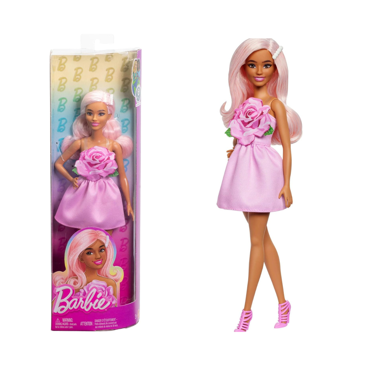 Barbie® Fashionistas® Doll - Pink Rose