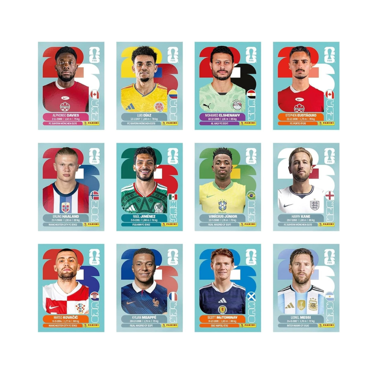 Panini FIFA World Cup 2026 Official Football Sticker Collection Booster Pack and Box, World Cup 26 Collectible Stickers for Fans and Collectors