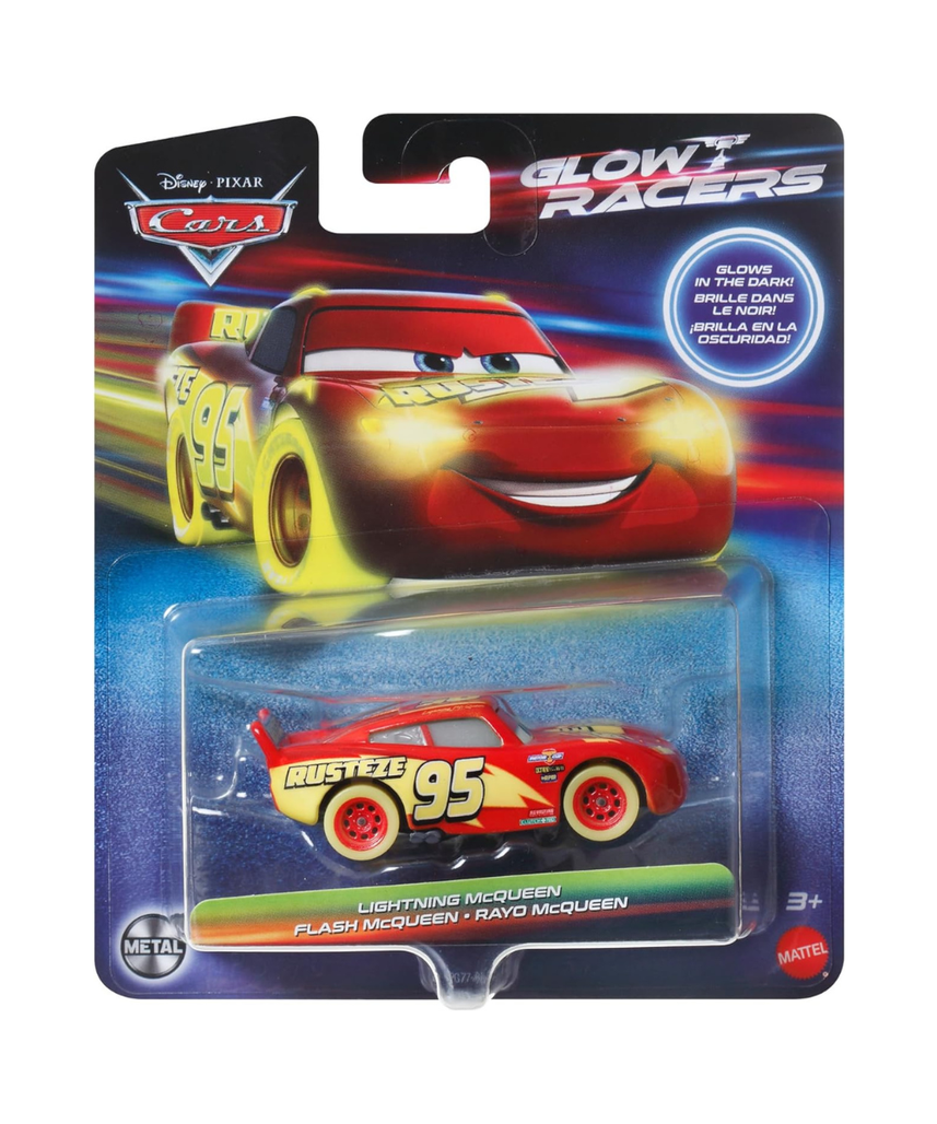 Disney Cars Disney Pixar Cars Glow Racers - Lightning McQueen - Cars Metal