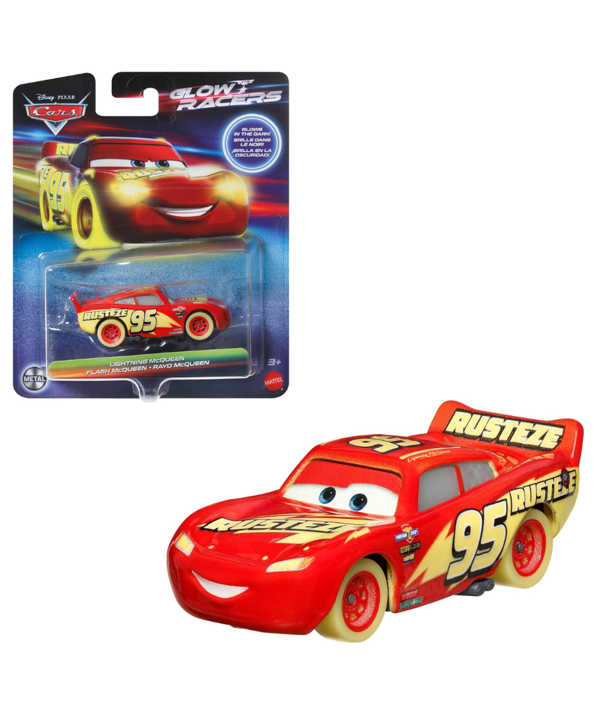 Disney Cars Disney Pixar Cars Glow Racers - Lightning McQueen - Cars Metal