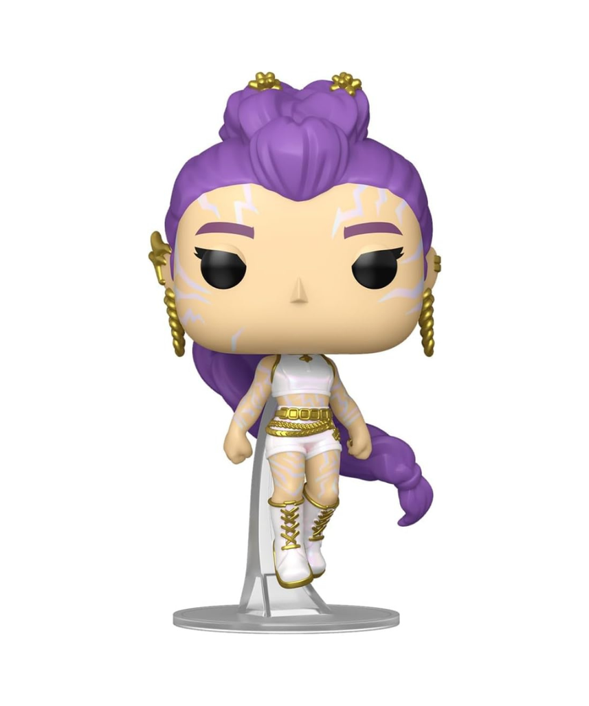 Funko POP! Animation: Netflix - KPOP Demon Hunters - Rumi - 1 in 6 chance of receiving the rare Chase variant (Glow in the Dark) - Styles Vary - Collectable Vinyl Figure - Gift Idea
