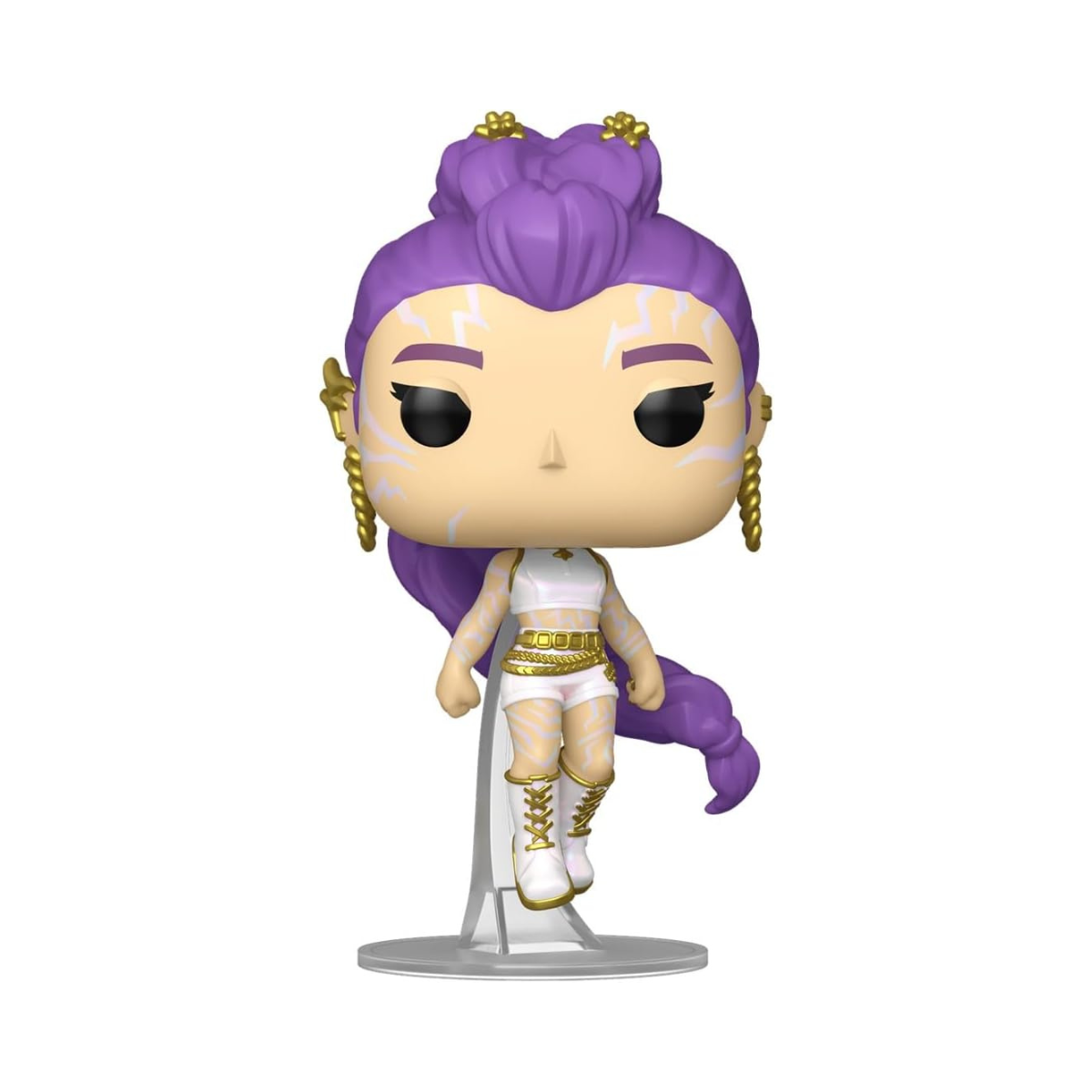 Funko POP! Animation: Netflix - KPOP Demon Hunters - Rumi - 1 in 6 chance of receiving the rare Chase variant (Glow in the Dark) - Styles Vary - Collectable Vinyl Figure - Gift Idea