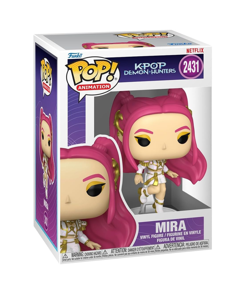 Funko POP! Animation: Netflix - KPOP Demon Hunters - Mira - Collectable Vinyl Figure - Gift Idea - Official Merchandise - Toys For Kids & Adults - Model Figure for Collectors and Display | Polyvinyl chloride, standard