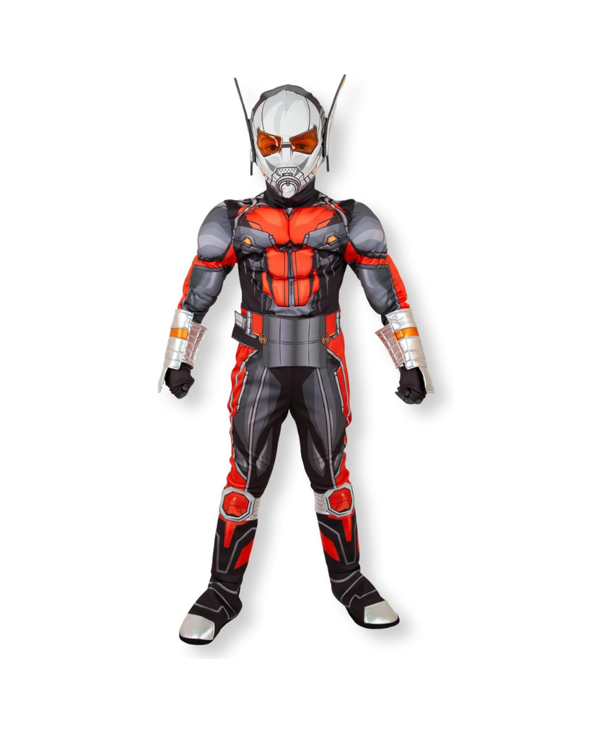 Party Centre Marvel Ant-Man Deluxe Costume, Superhero Cosplay Costume for Kids, Xlarge