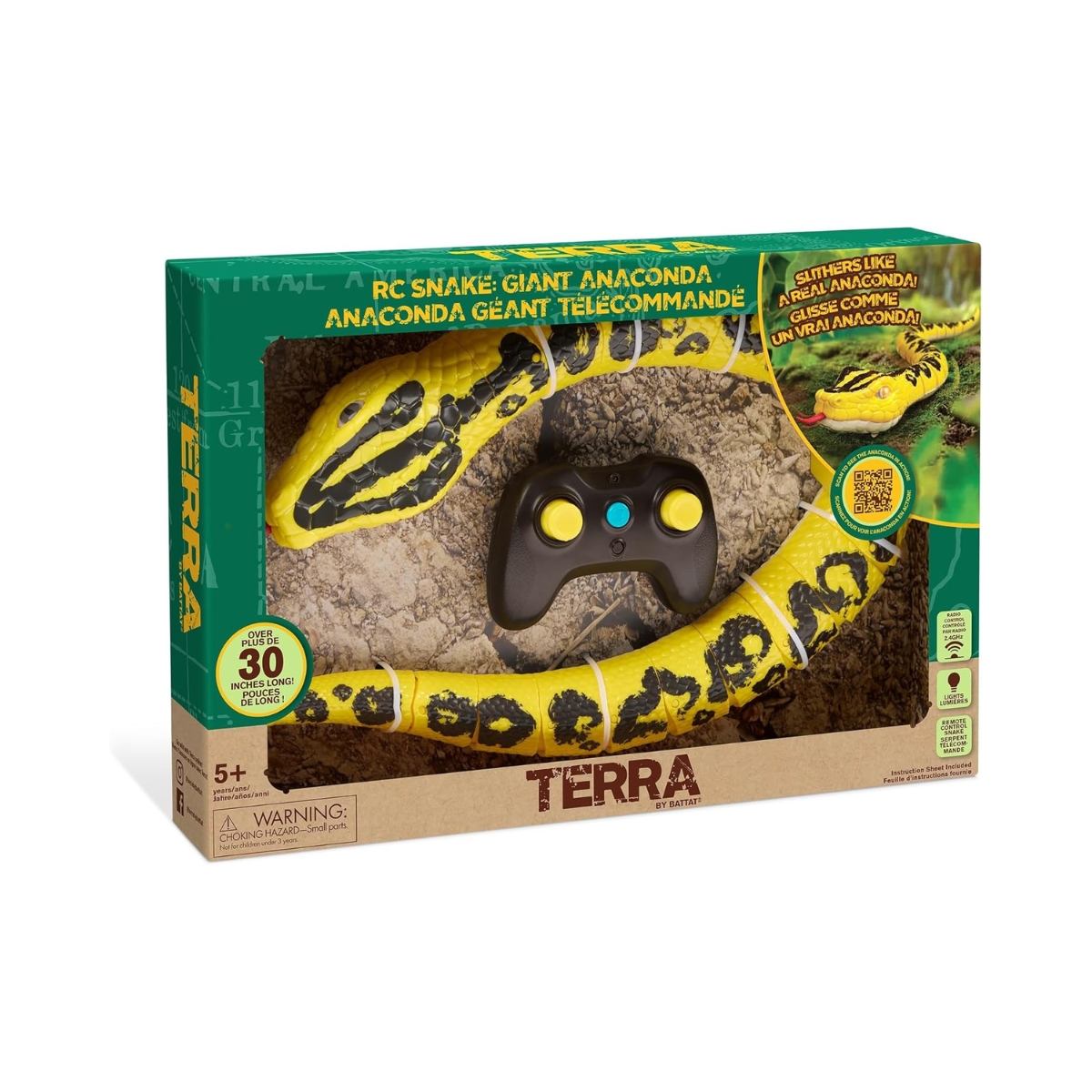Terra RC Snake - Yellow Anaconda