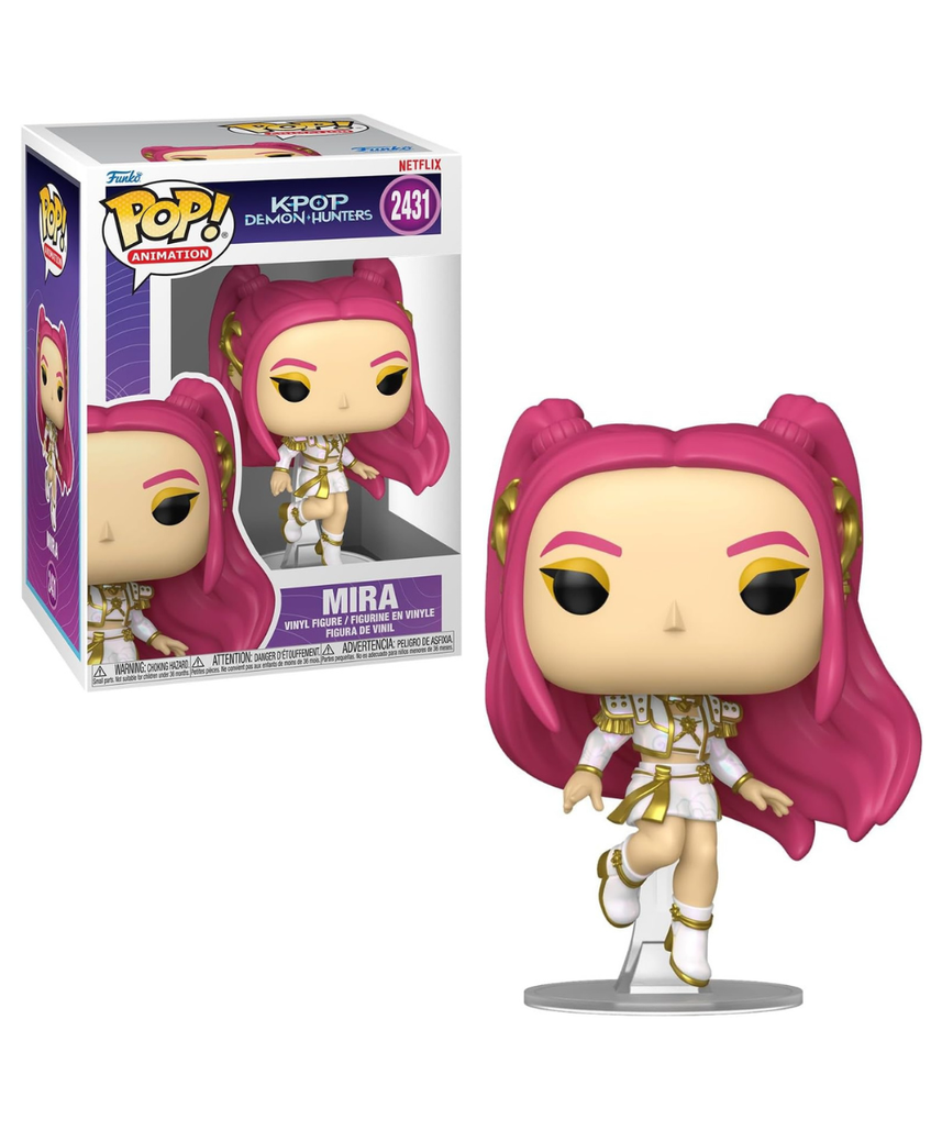 Funko POP! Animation: Netflix - KPOP Demon Hunters - Mira - Collectable Vinyl Figure - Gift Idea - Official Merchandise - Toys For Kids & Adults - Model Figure for Collectors and Display | Polyvinyl chloride, standard