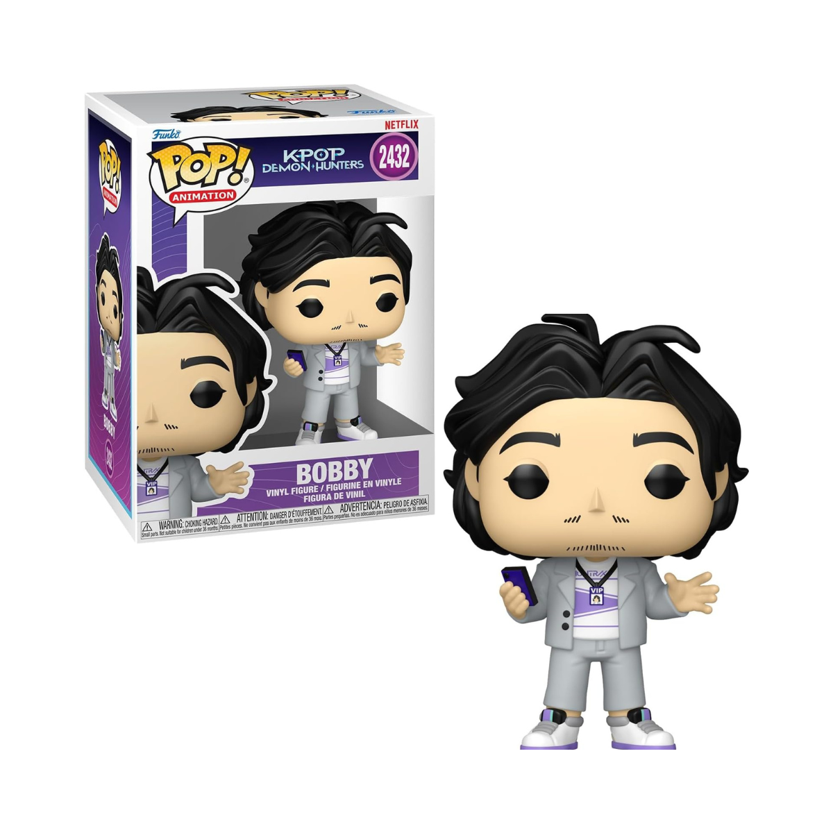 Funko POP! Animation: Netflix - KPOP Demon Hunters - Bobby - Collectable Vinyl Figure - Gift Idea - Official Merchandise - Toys For Kids & Adults - Model Figure for Collectors and Display