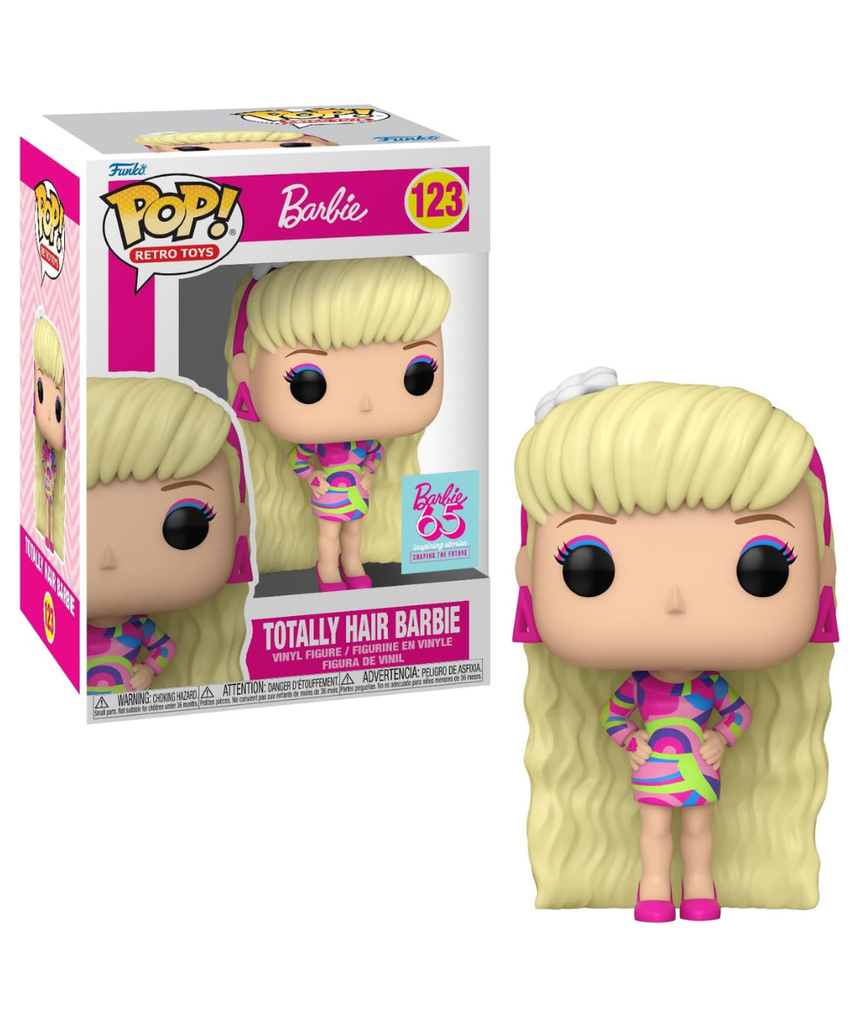 Funko Pop! Vinyl: Barbie - Totally Hair Barbie - Collectable Vinyl Figure - Gift Idea - Official Merchandise - Toys for Kids & Adults - Ad Icons Fans - Model Figure for Collectors and Display