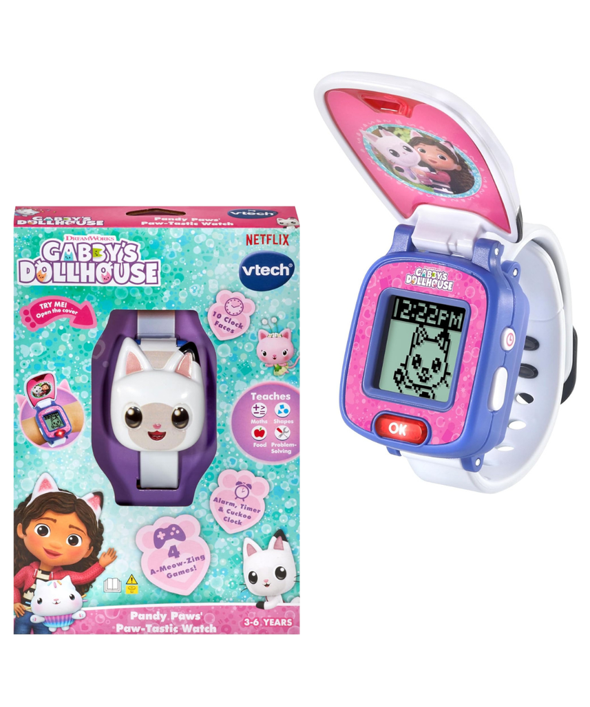 Vtech - Gabby's Dollhouse Pandy Paws' Paw-Tastic Watch - Multicolour | Suitable ages for 3 + up