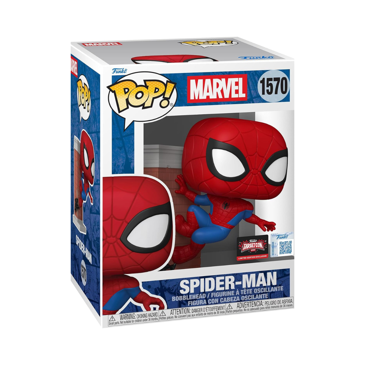 Pop Premium! Marvel: Spider-Man Leaning (Exc)