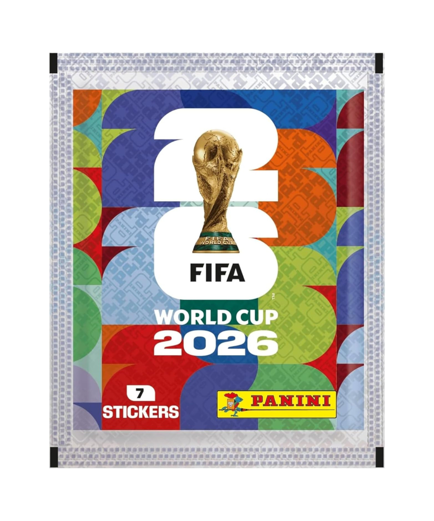 Panini FIFA World Cup 2026 Official Football Sticker Collection Booster Pack and Box, World Cup 26 Collectible Stickers for Fans and Collectors