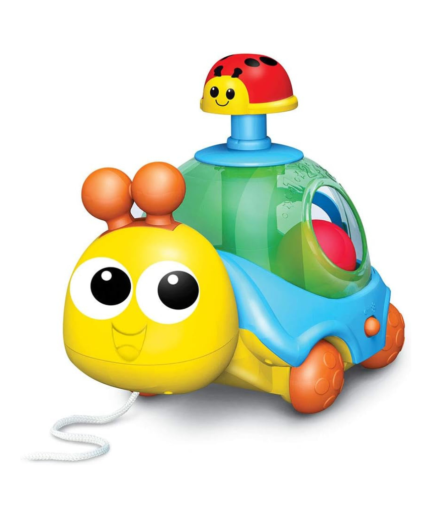 Winfun Spin 'N Pull Snail Interactive Toy