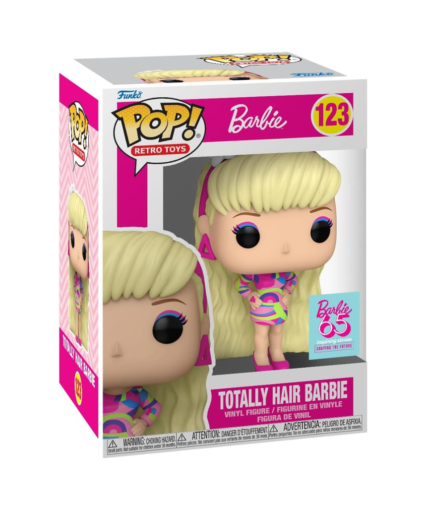 Funko Pop! Vinyl: Barbie - Totally Hair Barbie - Collectable Vinyl Figure - Gift Idea - Official Merchandise - Toys for Kids & Adults - Ad Icons Fans - Model Figure for Collectors and Display