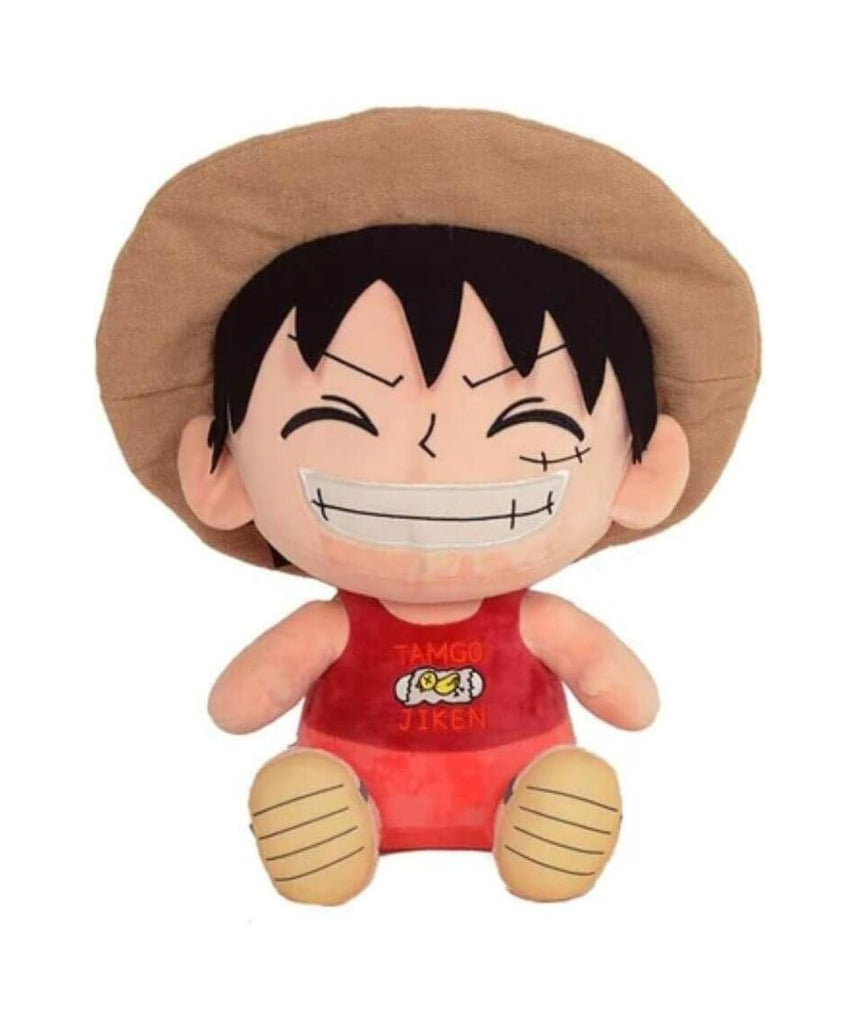 SAKAMI One Piece Luffy Plush Figure 25cm, Official Licensed Monkey D. Luffy Stuffed Toy, Soft Anime Plush for Kids & Collectors