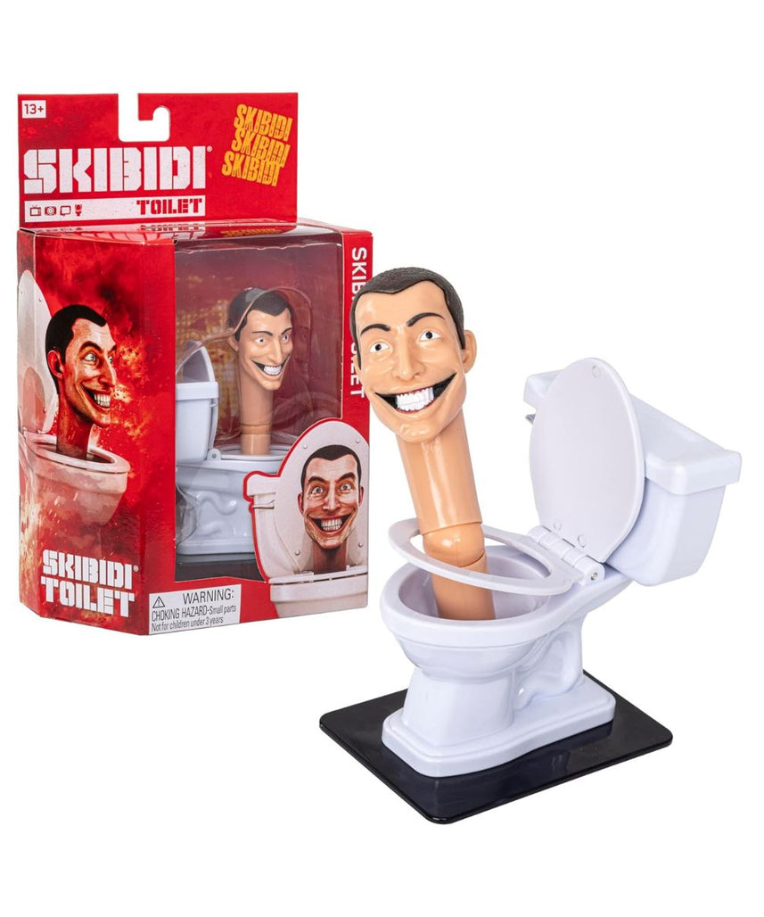 Skibidi Toilet Deluxe Figure Series 2 Skibidi Toilet, Official 6 Inch Collectible Action Figure with 22 Moving Parts for Kids 13+