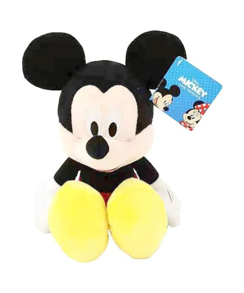 Disney Plush Mickey Core Mickey Medium 14 Inches, Cuddle Toy
