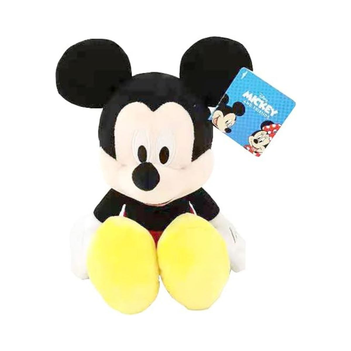Disney Plush Mickey Core Mickey Medium 14 Inches, Cuddle Toy