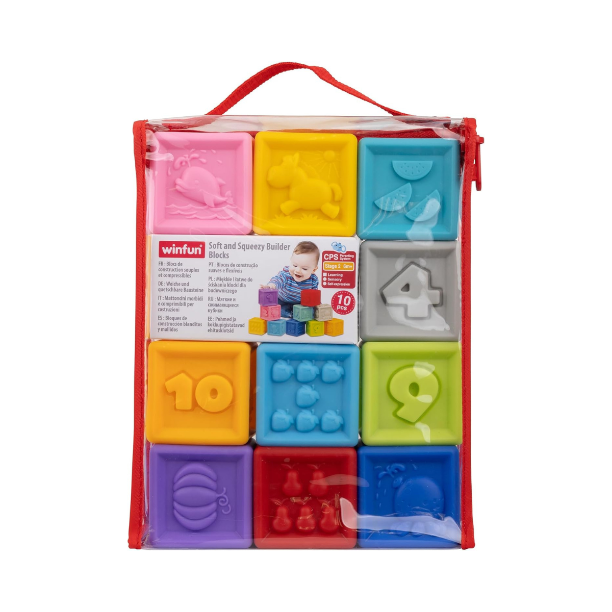 Soft and Squeezy Builder Blocks 6M+