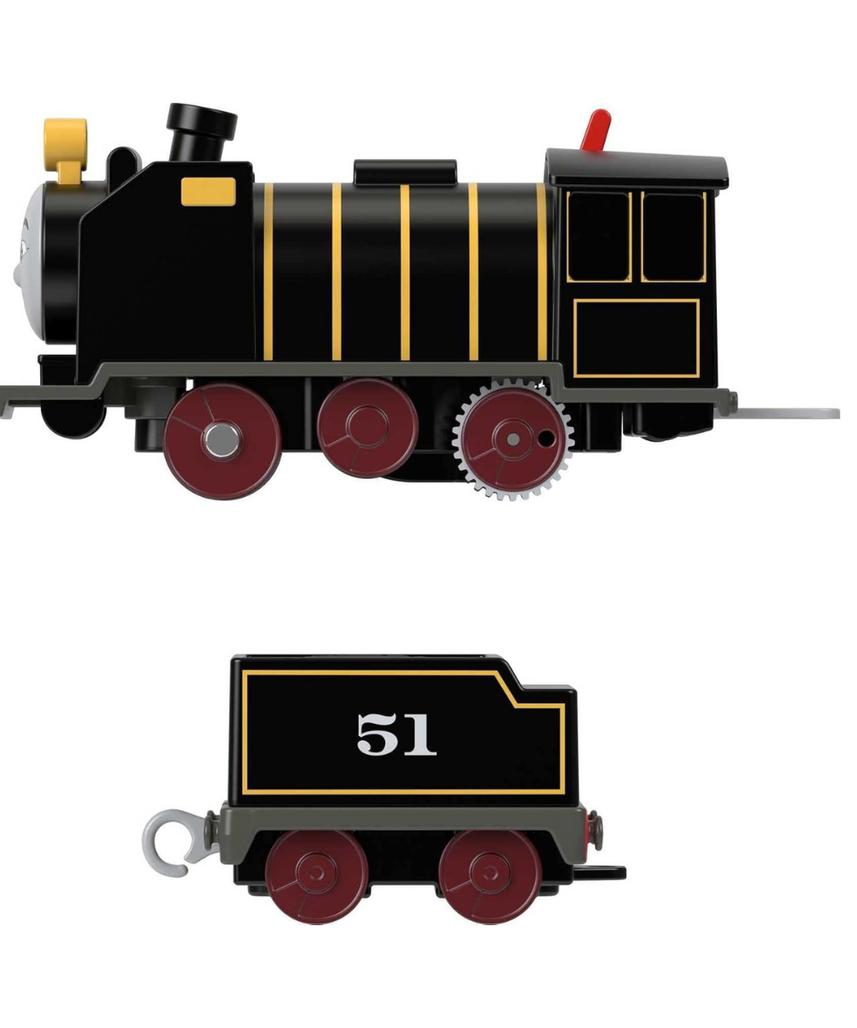 Thomas & Friends Motorized Toy Train Hiro Battery-Powered Engine with Tender for Preschool Pretend Play Ages 3+ Years
