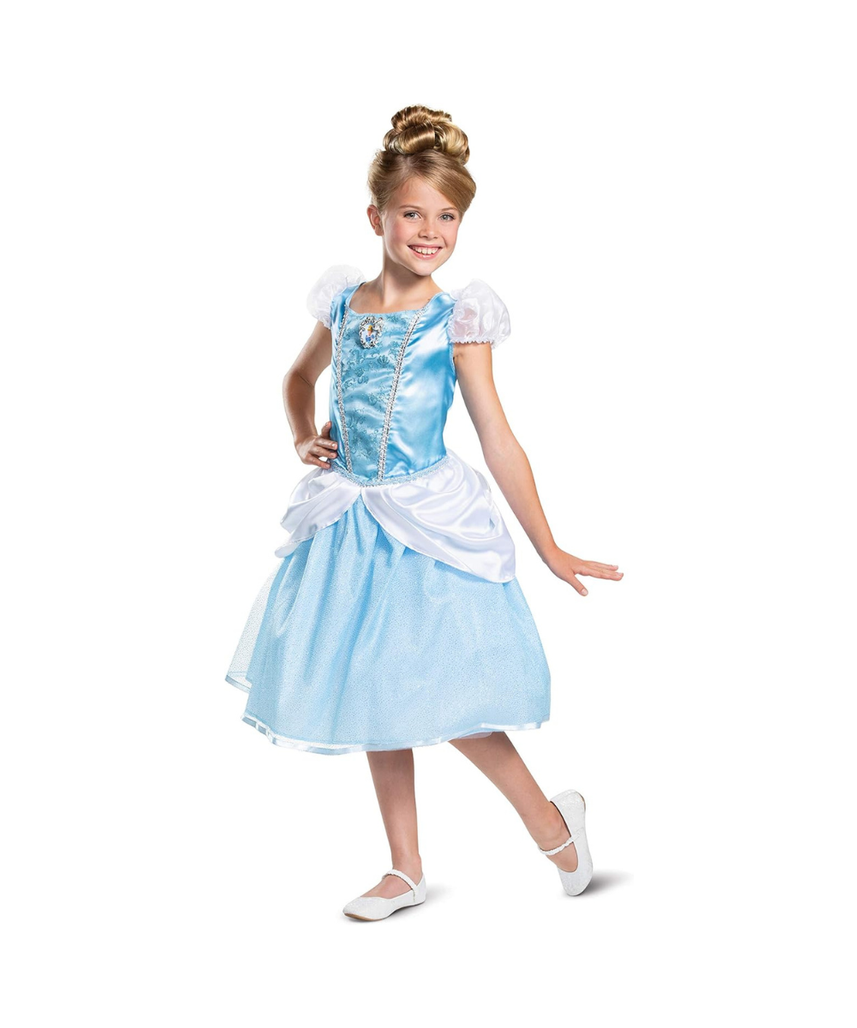 Disguise Disney Princess Cinderella Classic Girls' Costume, Blue, Small (4-6x)