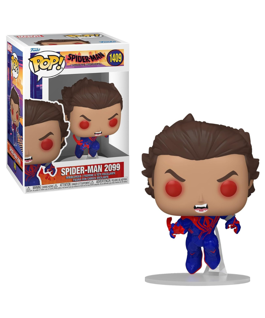 Funko Pop! Marvel: Spider-man Across the Spider-Verse - SM2099-2099 - Unmasked - Collectable Vinyl Figure - Gift Idea - Official Merchandise - Toys for Kids & Adults - Movies Fans