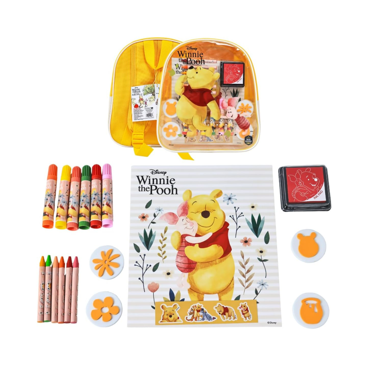 Disney Winnie the Pooh My First Travel Coloring & Activity Set| Art & Craft Kit | Learning & Activity Set | Travel Fun | Age 3+